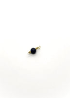 Blue aventurine stone bead charm