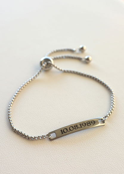 Personalised Bar Bracelet