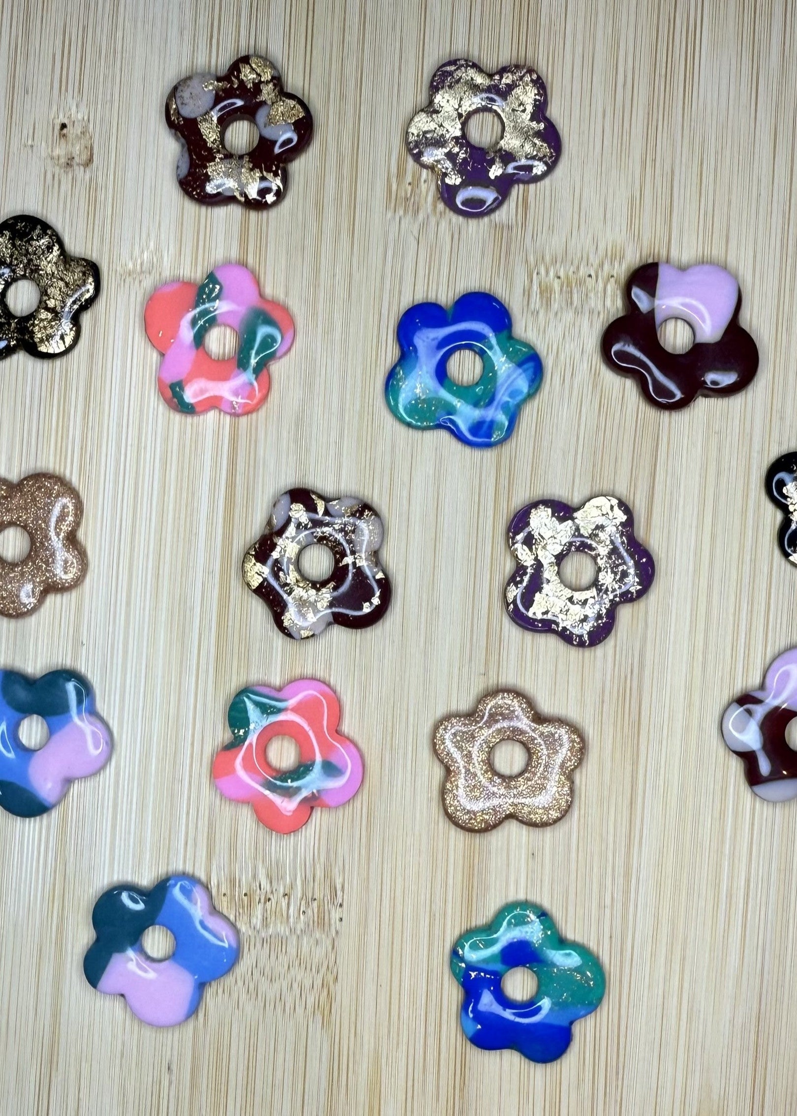 Flowers  - Gold Leaf