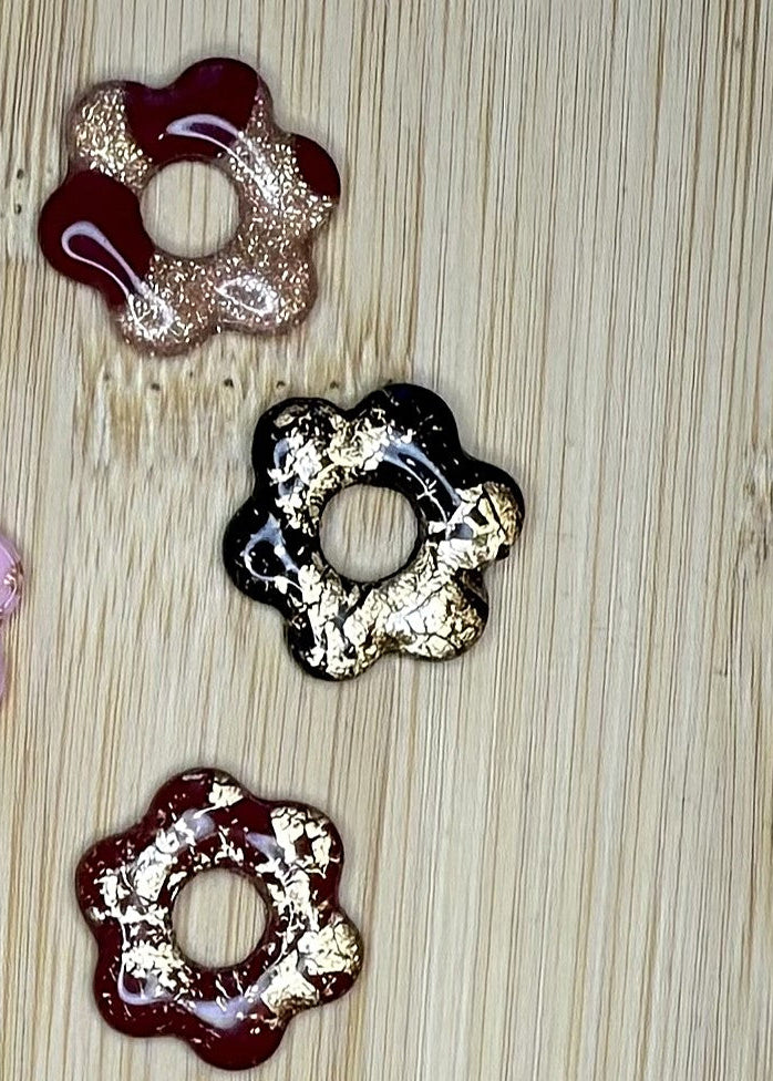 Mini Flowers  - Gold Leaf