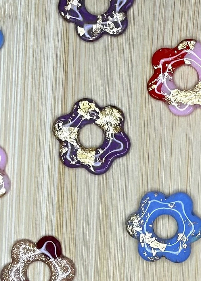 Mini Flowers  - Gold Leaf