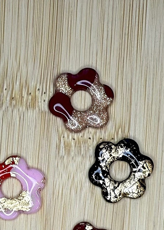 Mini Flowers  - Gold Leaf