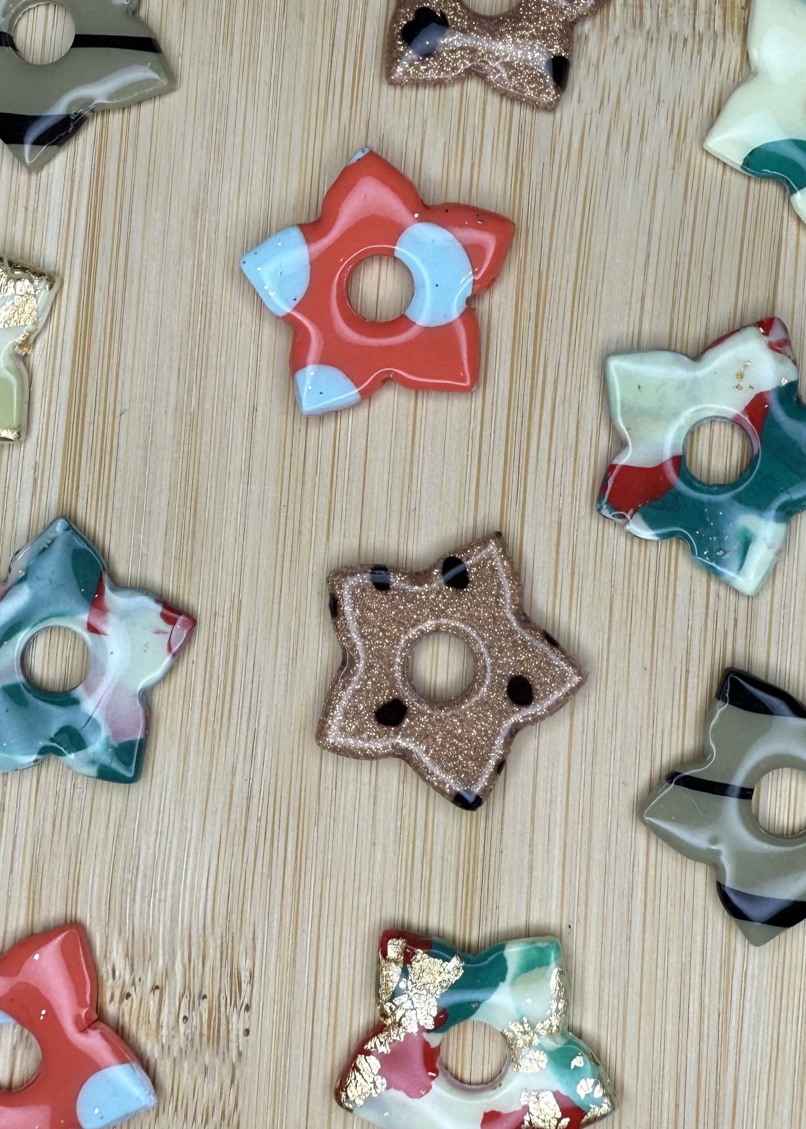 Pointy Flowers  - Multi Colours