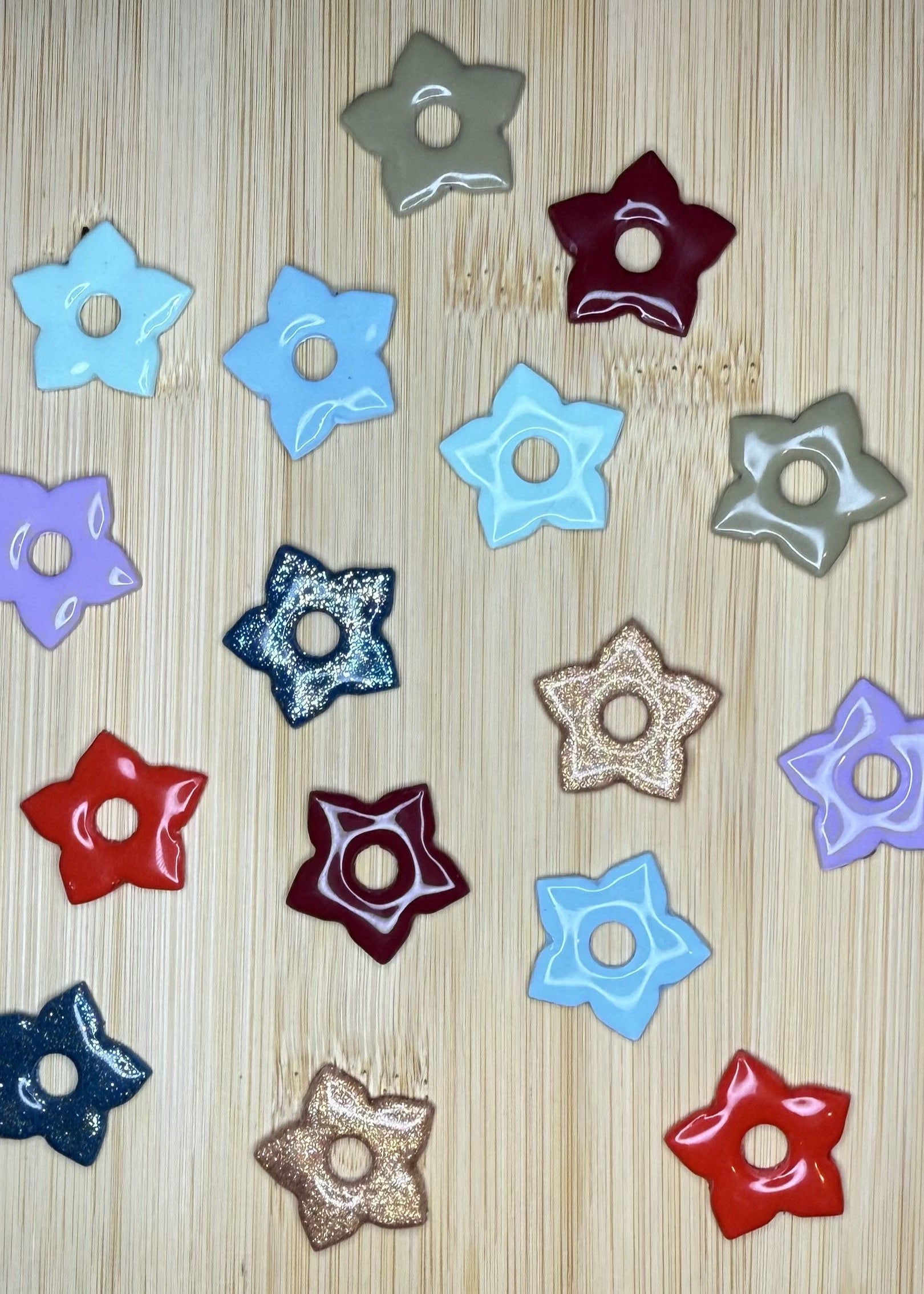 Pointy Flowers  - Solid Colours