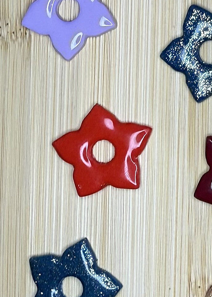 Pointy Flowers  - Solid Colours