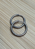 Stainless Steel Hoop Earrings