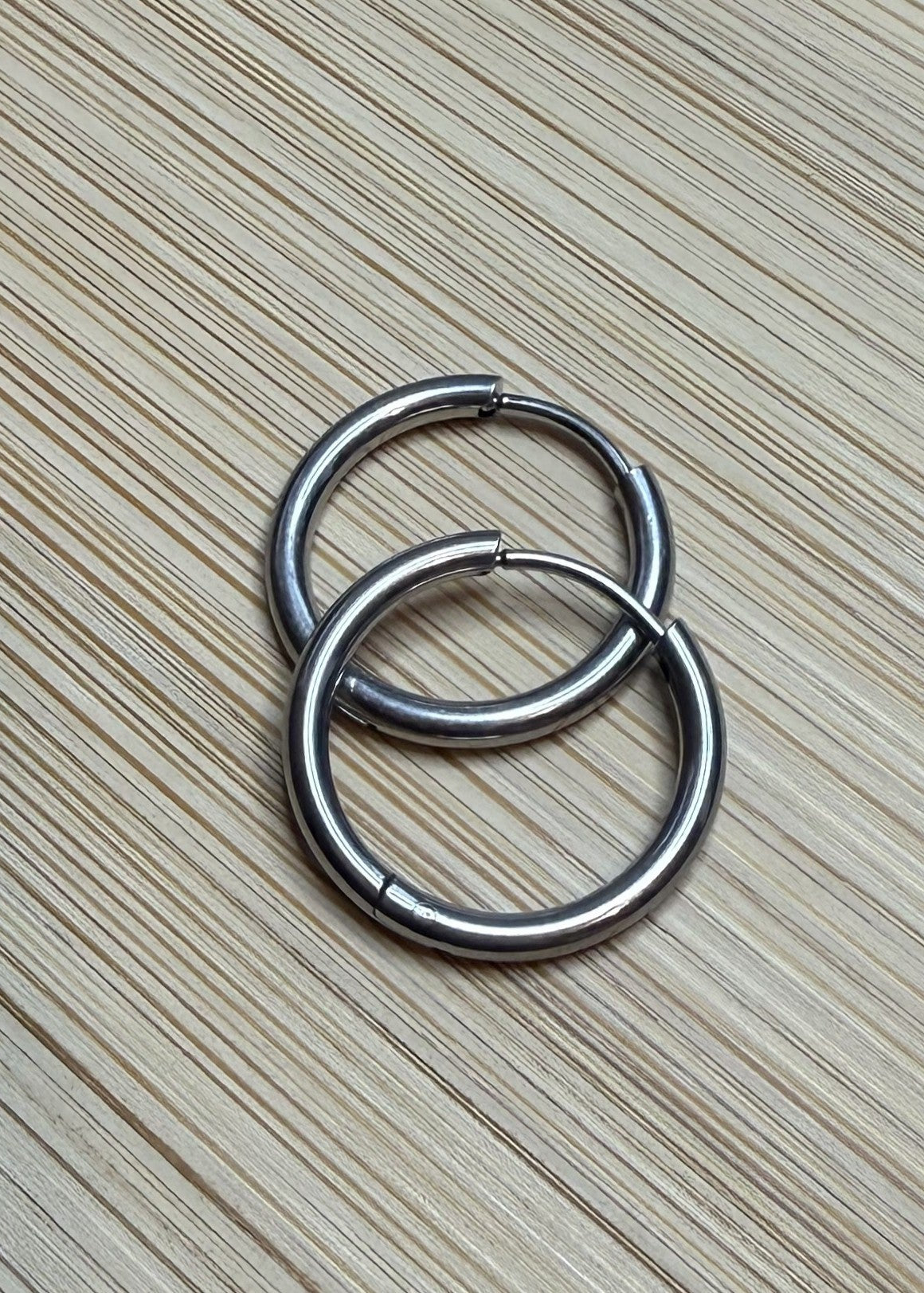 Stainless Steel Hoop Earrings